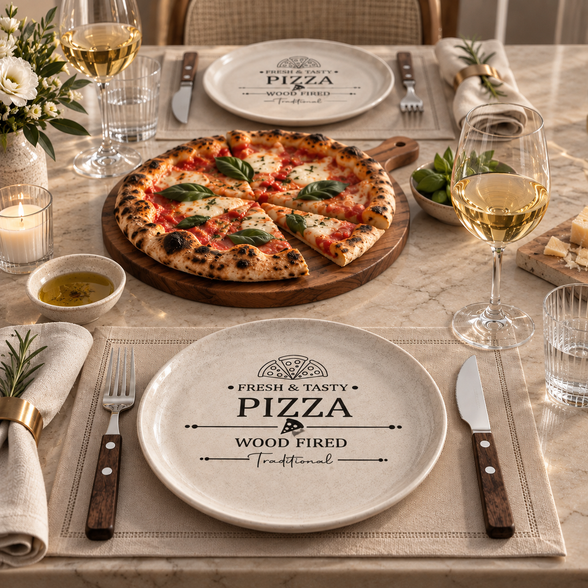 Prato para Pizza Napoli