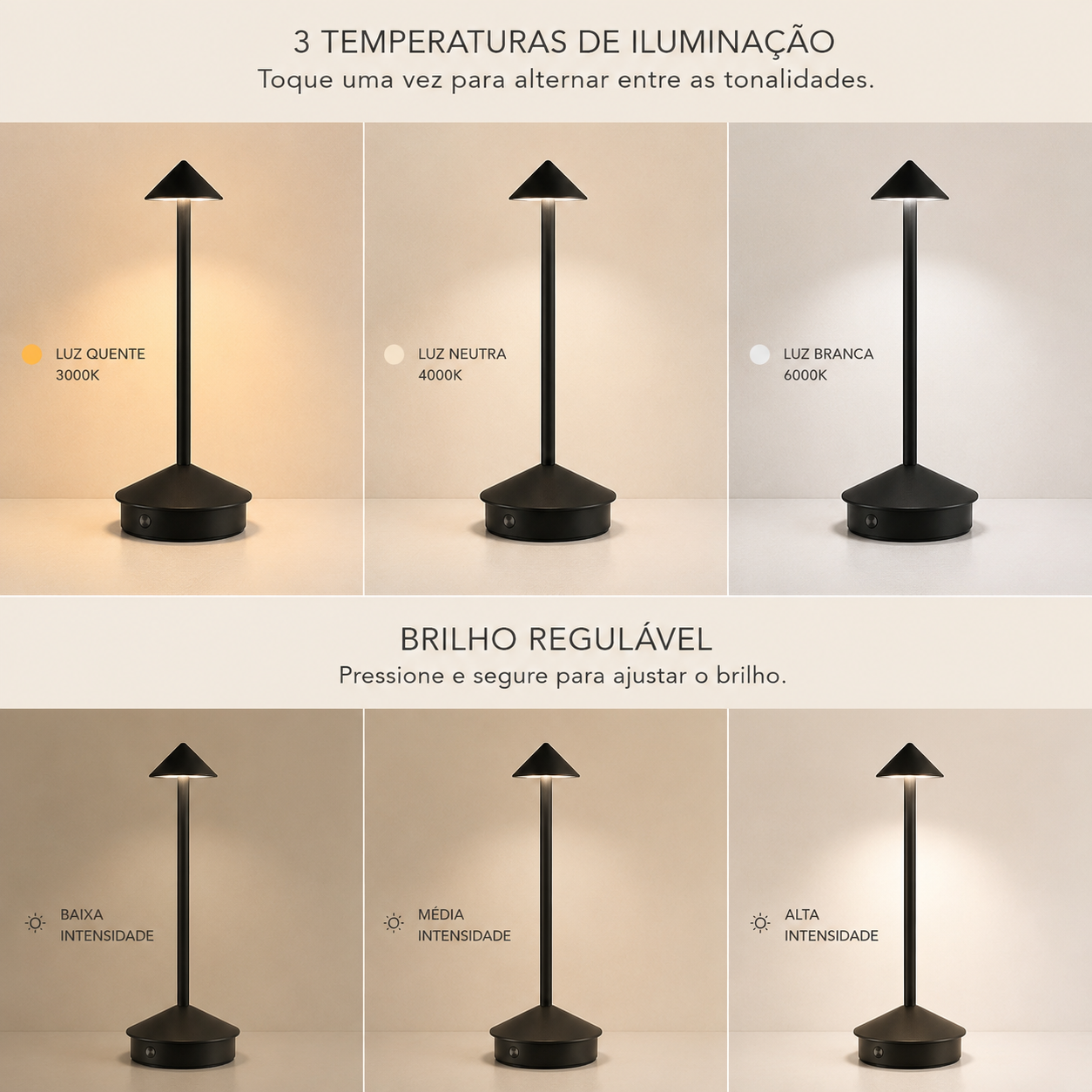 Luminária Tóquio Preto