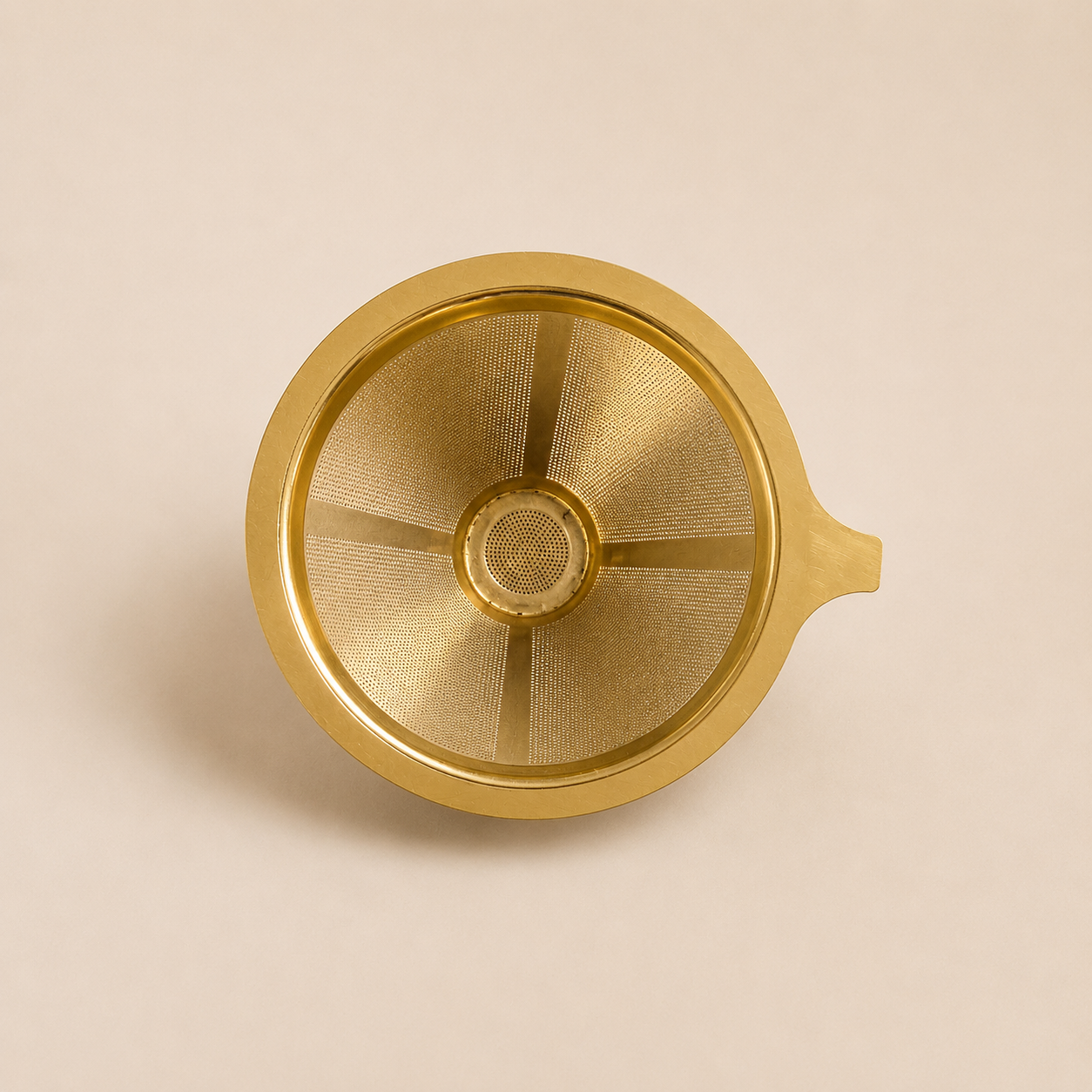 Filtro de Café Inox Dourado - Tamanho 103