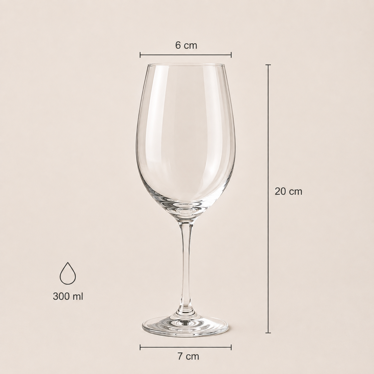 Taça de Vinho Tinto Veneza