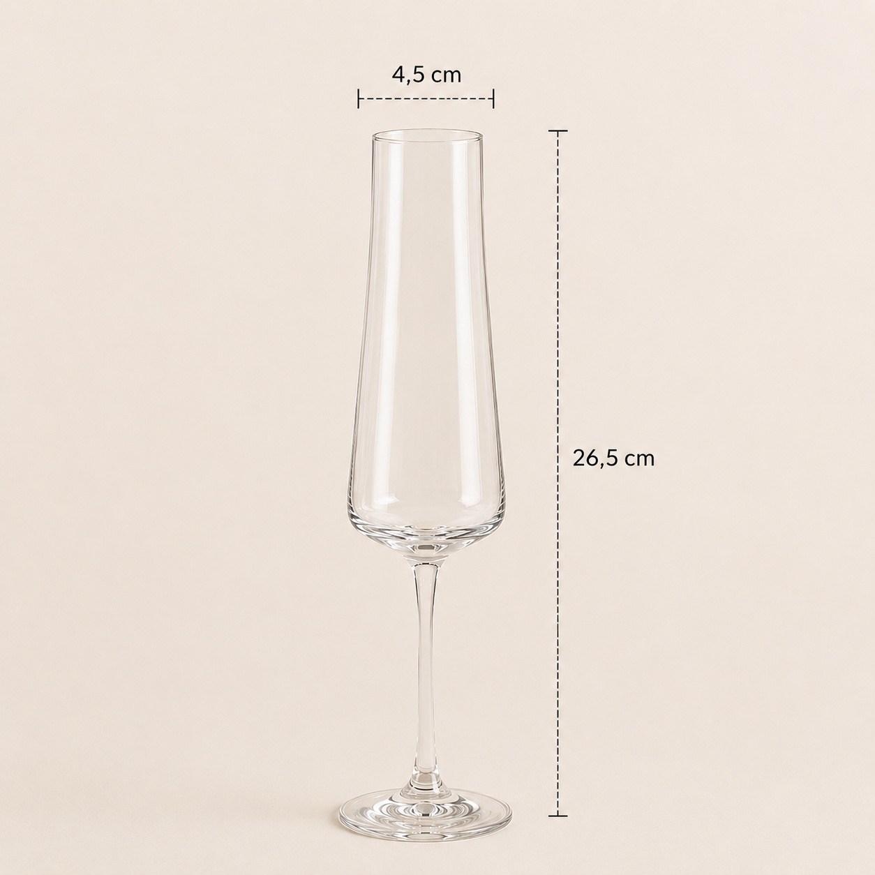 Taças Élise em Cristal para Champagne