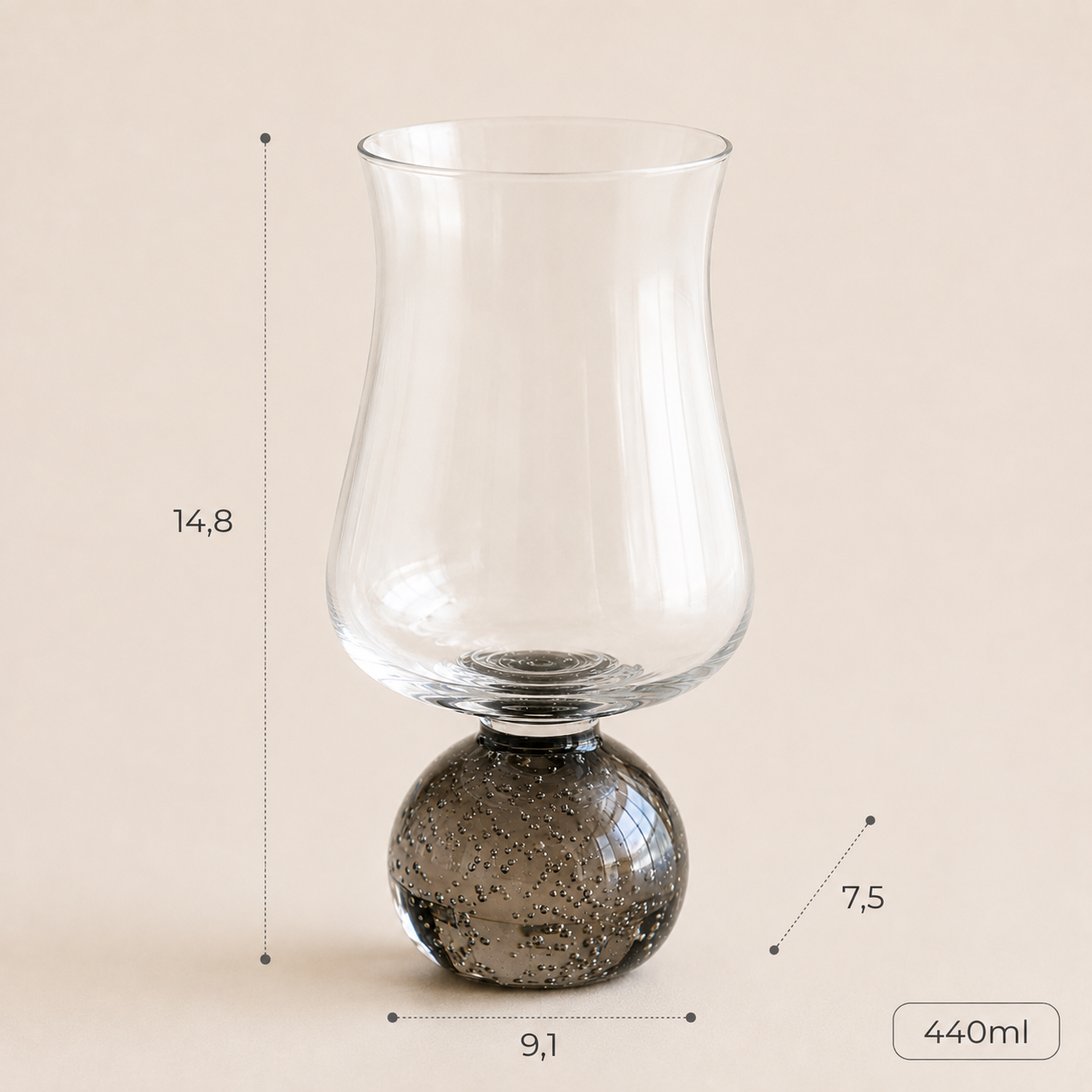 Copos Sfera Fumê
