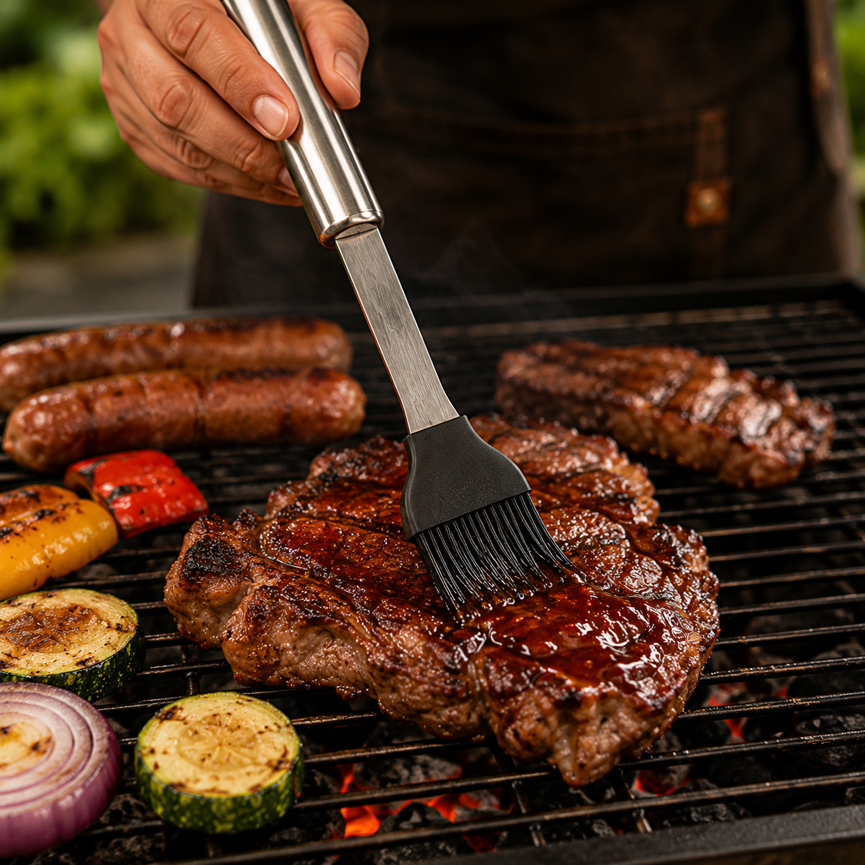 Maleta Churrasco Premium 15 Peças em Inox