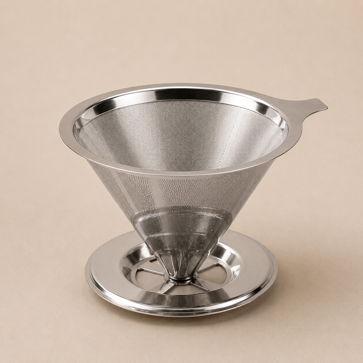 Filtro de Café Inox Prata - Tamanho 103