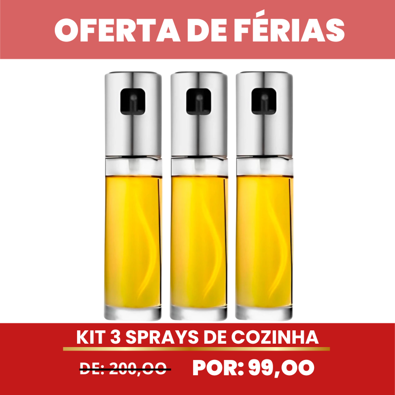 kit 3 sprays de cozinha